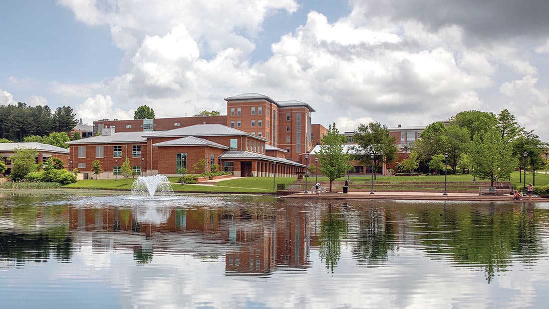 Gilliam Center by the lake