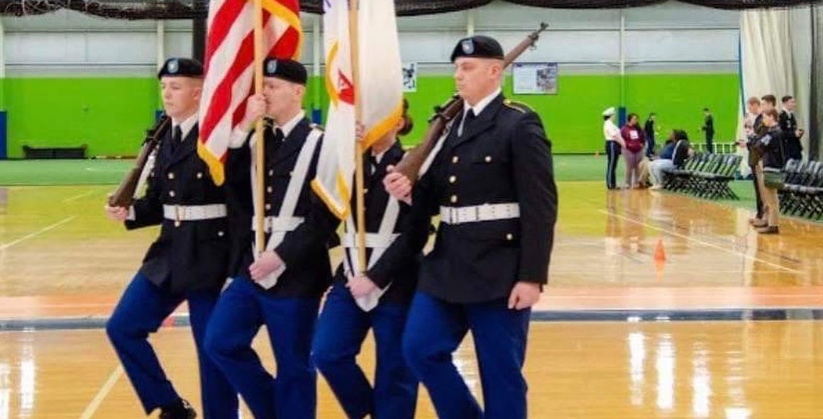 The UVA Wise Pershing Rifle team competed at the National John J. Pershing Drill Competition and attended NATCON events from March 9th through March 12th. It was a great experience and the team learned a lot. The team was awarded 3rd place for color guard.