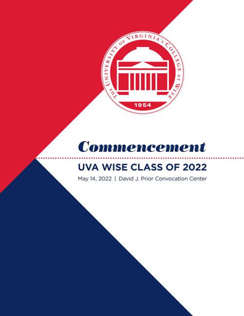Commencement booklet cover