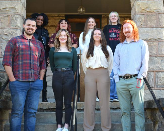 Lab members with Professor Arrowood