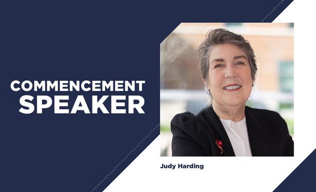 Commencement Speaker Judy Harding
