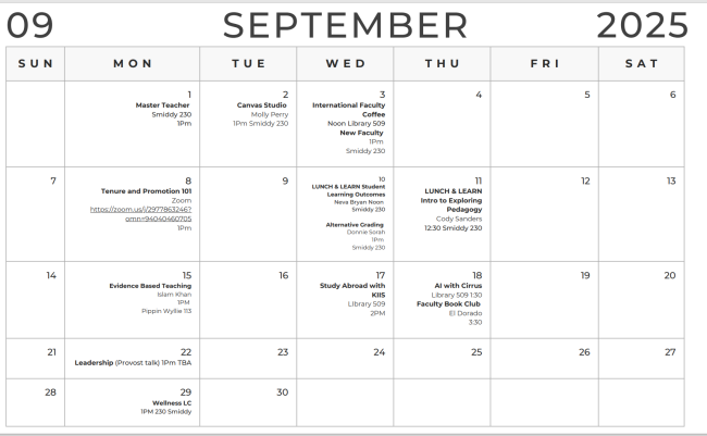 calendar 
