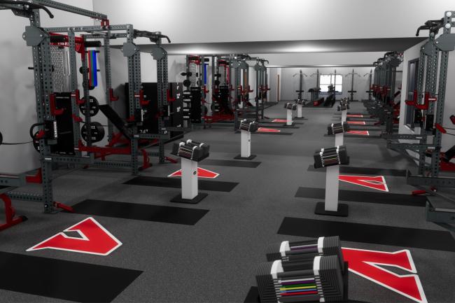 Weightroom rendering