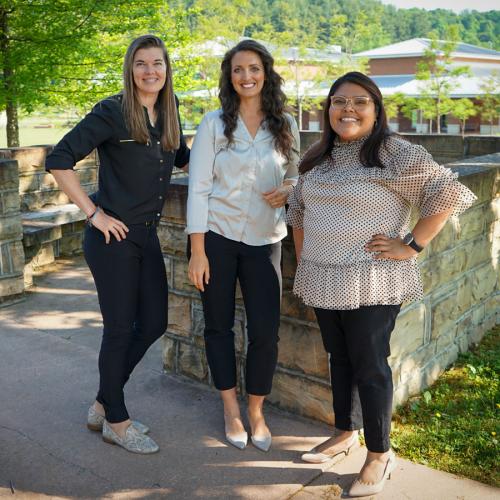 Molly Land, Tabitha Smith, and Karina Rufino