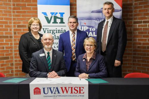 Representatives from VHCC and UVA Wise