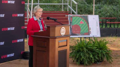 Chancellor Henry speaks during ceremony
