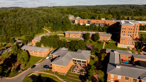 Aerial view of UVA Wise campus