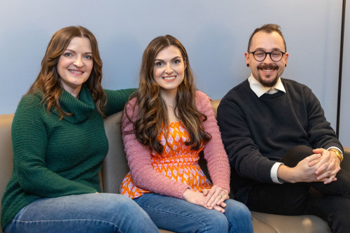 Left-Right: Sara Schill, Makayla Owens, Zachary Harmon