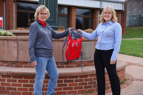 Chancellor Henry and Chancellor for a Day Amanda Hayes