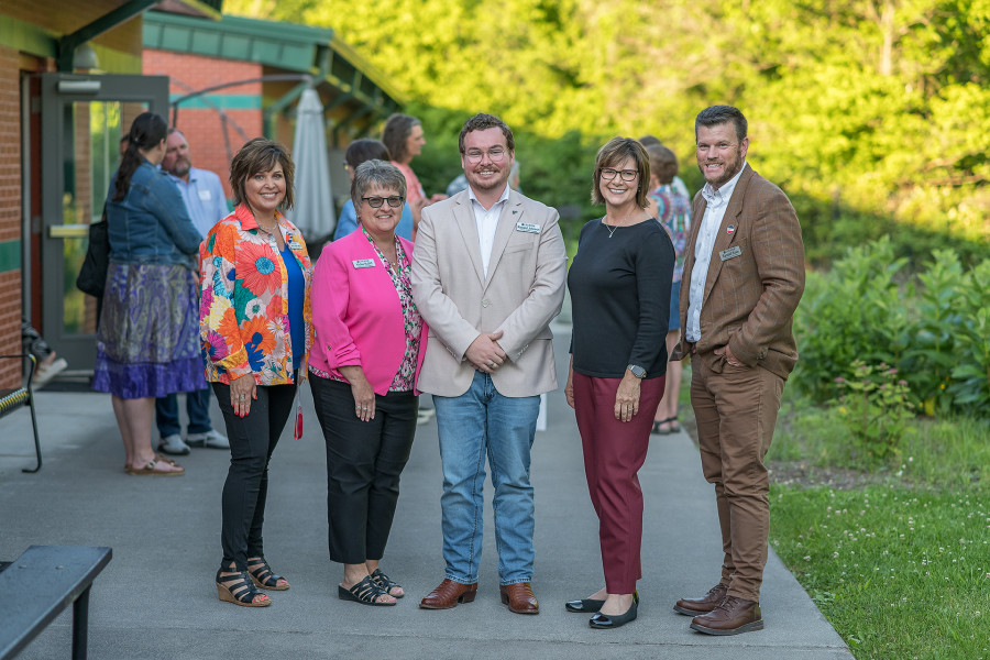 Group of people standing outside