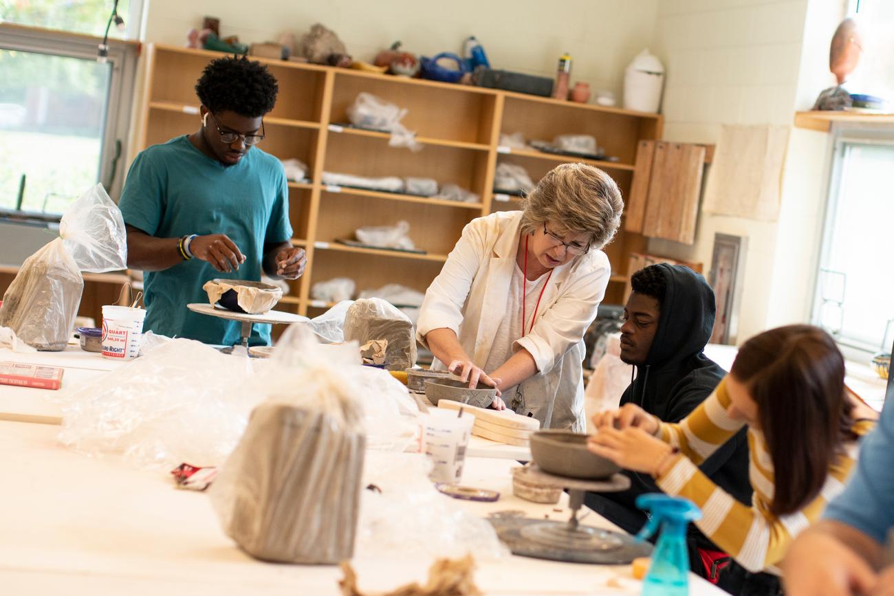 Pottery class