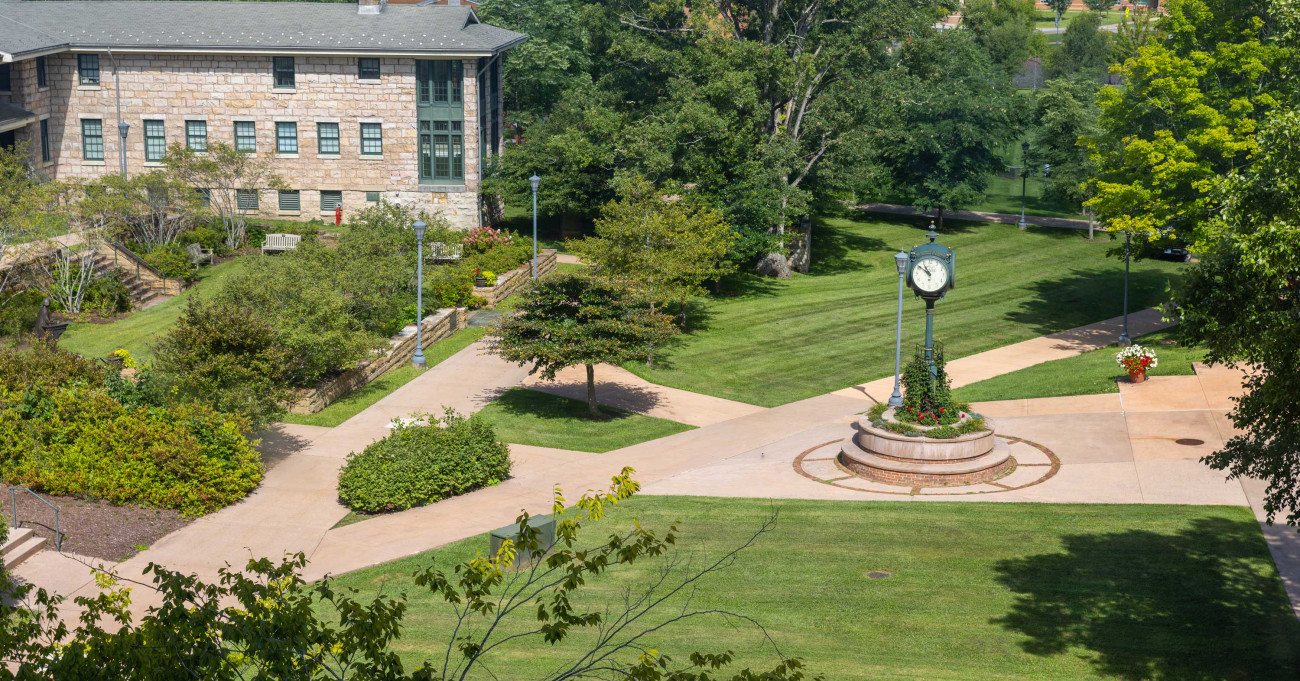 Twinleaf Clock and Crockett Hall