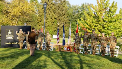 ROTC contracting ceremony