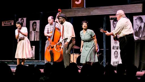 Scene from Freedom Riders play