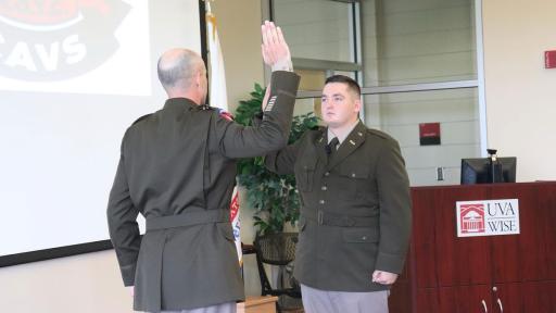 Jarrett Jessee taking oath