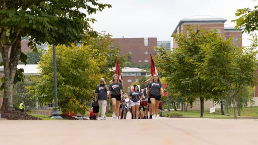 Band members leading Convocation