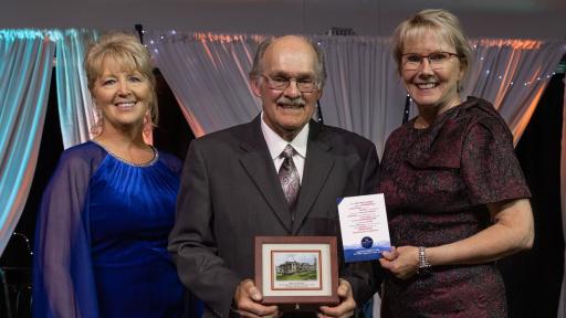 Valerie Lawson, Bruce Wasem, Chancellor Donna Henry