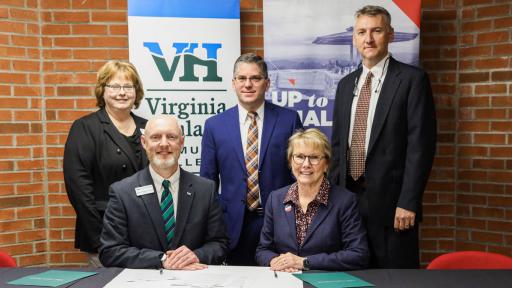 Representatives from VHCC and UVA Wise