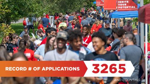 Record # of applications 3,265 and counting